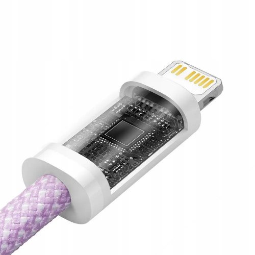 Кабель Baseus Dynamic Series USB Type-C to Lightning 20W 2m (CALD000105) Purple купить в Украине: Киев, Днепр, Харьков, Одесса  | Низкая цена, отзывы, характеристики от TELEMART фото