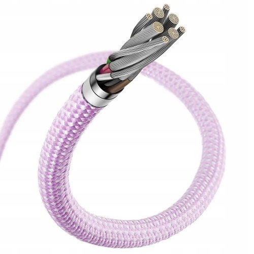 Кабель Baseus Dynamic Series USB Type-C to Lightning 20W 2m (CALD000105) Purple купить в Украине: Киев, Днепр, Харьков, Одесса  | Низкая цена, отзывы, характеристики от TELEMART фото