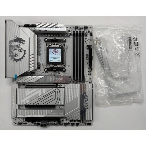 Материнская плата MSI MPG X870E EDGE TI WIFI (sAM5, AMD X870E) (Восстановлено продавцом, 867947) купить в Украине: Киев, Днепр, Харьков, Одесса  | Проверка совместимости, низкая цена, отзывы, характеристики от TELEMART фото