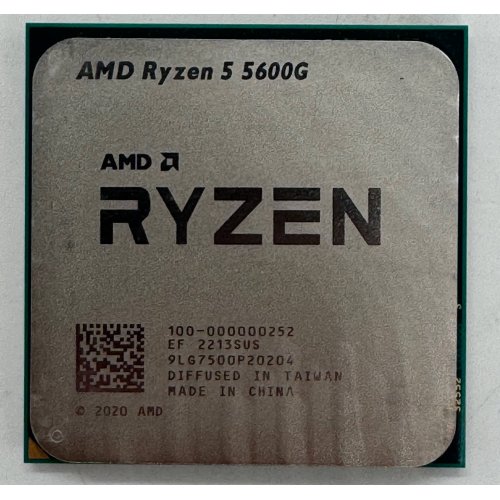 Процессор AMD Ryzen 5 5600G 3.9(4.4)GHz 16MB sAM4 Tray (100-000000252) (Восстановлено продавцом, 867948) купить в Украине: Киев, Днепр, Харьков, Одесса  | Проверка совместимости, низкая цена, отзывы, характеристики от TELEMART фото