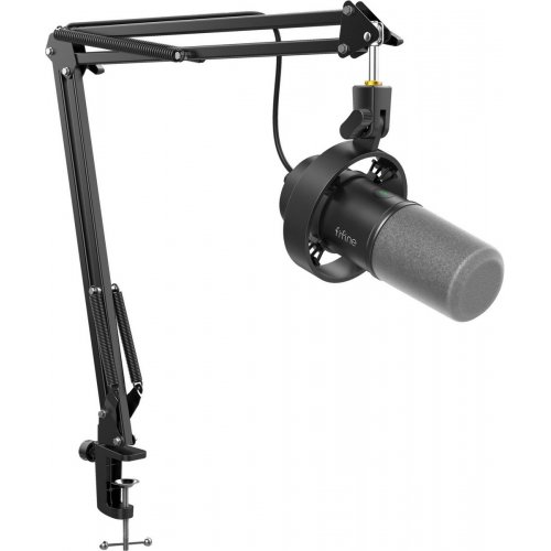 Мікрофон Fifine K688CT Black купити в Україні: Київ, Львів, Хмельницький, Тернопіль, Івано-Франківськ | Низька ціна, відгуки, характеристики від TELEMART фото