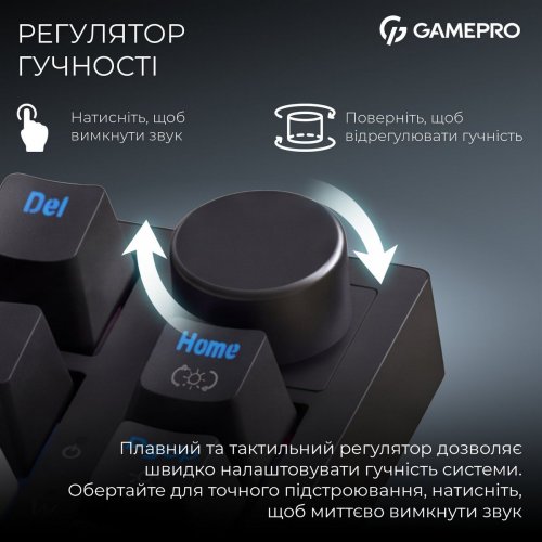 Клавиатура GamePro Asgard Valhalla Pro QLAB Sakura Switch Wireless (MK160-B-QS-PRO) Black купить в Украине: Киев, Днепр, Харьков, Одесса  | Низкая цена, отзывы, характеристики от TELEMART фото