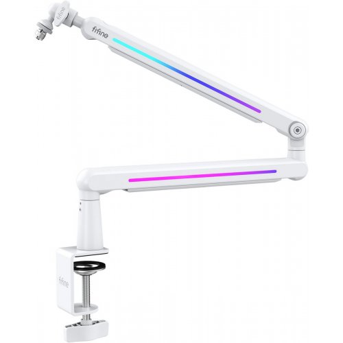 Стійка-пантограф Fifine BM88 Pro RGB White купити в Україні: Київ, Львів, Хмельницький, Тернопіль, Івано-Франківськ | Низька ціна, відгуки, характеристики від TELEMART фото