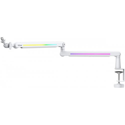 Стійка-пантограф Fifine BM88 Pro RGB White купити в Україні: Київ, Львів, Хмельницький, Тернопіль, Івано-Франківськ | Низька ціна, відгуки, характеристики від TELEMART фото