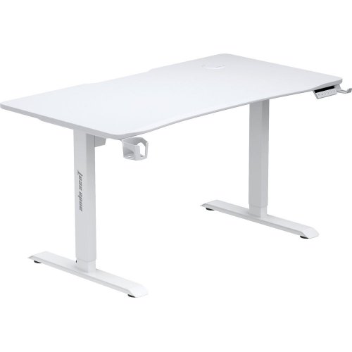 Комп'ютерний стіл з електрорегулюванням висоти Anda Seat Xtreme Pro 140 (AD-D-DD1-1400-08-W) White купити в Україні: Київ, Львів, Хмельницький, Тернопіль, Івано-Франківськ | Низька ціна, відгуки, характеристики від TELEMART фото