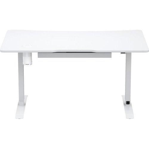 Комп'ютерний стіл з електрорегулюванням висоти Anda Seat Xtreme Pro 140 (AD-D-DD1-1400-08-W) White купити в Україні: Київ, Львів, Хмельницький, Тернопіль, Івано-Франківськ | Низька ціна, відгуки, характеристики від TELEMART фото