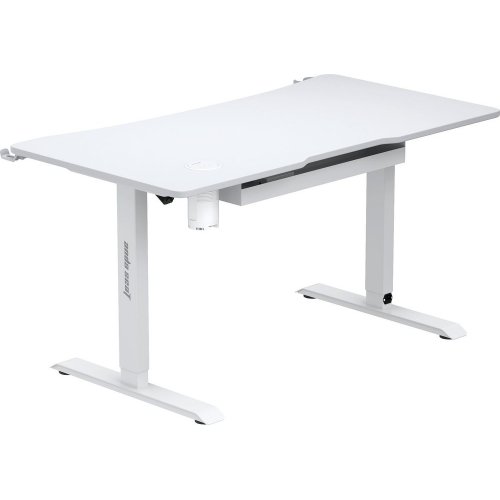 Комп'ютерний стіл з електрорегулюванням висоти Anda Seat Xtreme Pro 140 (AD-D-DD1-1400-08-W) White купити в Україні: Київ, Львів, Хмельницький, Тернопіль, Івано-Франківськ | Низька ціна, відгуки, характеристики від TELEMART фото