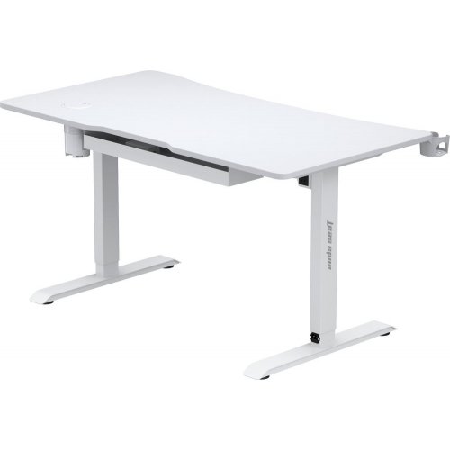 Комп'ютерний стіл з електрорегулюванням висоти Anda Seat Xtreme Pro 140 (AD-D-DD1-1400-08-W) White купити в Україні: Київ, Львів, Хмельницький, Тернопіль, Івано-Франківськ | Низька ціна, відгуки, характеристики від TELEMART фото