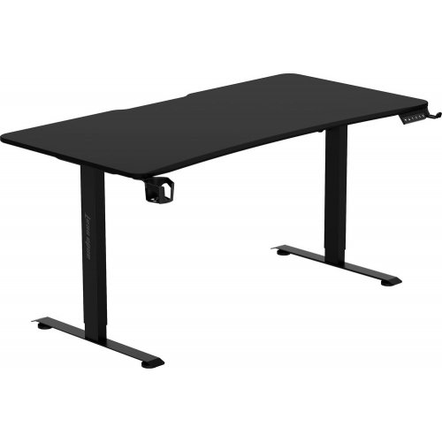 Компьютерный стол с электрорегулировкой высоты Anda Seat Xtreme E 160 (AD-D-DD1-1600-06-B) Black купить в Украине: Киев, Днепр, Харьков, Одесса  | Низкая цена, отзывы, характеристики от TELEMART фото