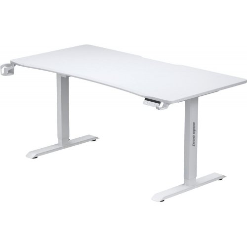 Компьютерный стол с электрорегулировкой высоты Anda Seat Xtreme 160 (AD-D-DD1-1600-07-W) White купить в Украине: Киев, Днепр, Харьков, Одесса  | Низкая цена, отзывы, характеристики от TELEMART фото