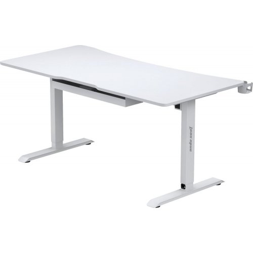 Компьютерный стол с электрорегулировкой высоты Anda Seat Xtreme 160 (AD-D-DD1-1600-07-W) White купить в Украине: Киев, Днепр, Харьков, Одесса  | Низкая цена, отзывы, характеристики от TELEMART фото