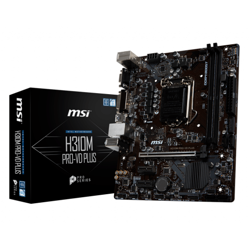 Материнская плата MSI H310M PRO-VD PLUS (s1151-V2, Intel H310) (Восстановлено продавцом, 867987) купить в Украине: Киев, Днепр, Харьков, Одесса  | Проверка совместимости, низкая цена, отзывы, характеристики от TELEMART фото
