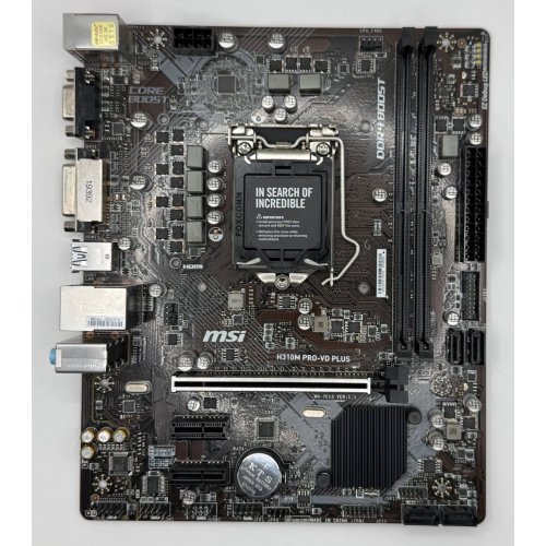 Материнская плата MSI H310M PRO-VD PLUS (s1151-V2, Intel H310) (Восстановлено продавцом, 867987) купить в Украине: Киев, Днепр, Харьков, Одесса  | Проверка совместимости, низкая цена, отзывы, характеристики от TELEMART фото
