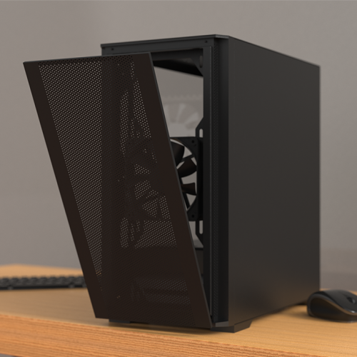 Уцінка корпус Montech Air 100 Lite без БЖ Black (Розкрита упаковка, 867991) купити в Україні: Київ, Львів, Хмельницький, Тернопіль, Івано-Франківськ | Перевірка сумісності, низька ціна, відгуки, характеристики від TELEMART фото