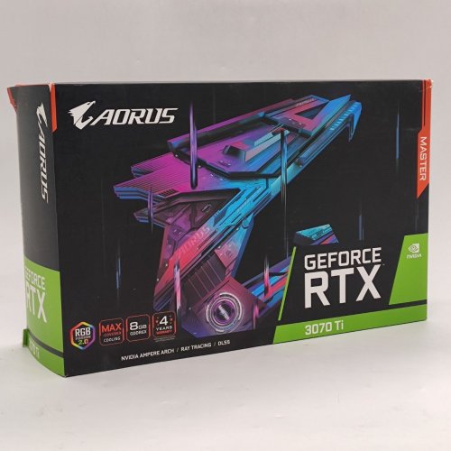 Видеокарта Gigabyte GeForce RTX 3070 Ti AORUS MASTER 8192MB (GV-N307TAORUS M-8GD) (Восстановлено продавцом, 867994) купить в Украине: Киев, Днепр, Харьков, Одесса  | Проверка совместимости, низкая цена, отзывы, характеристики от TELEMART фото