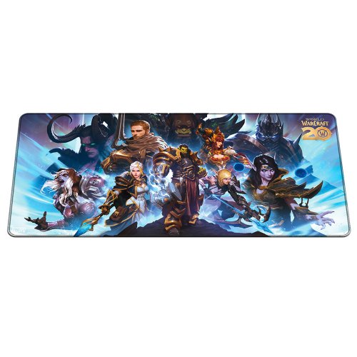 Килимок для миші Blizzard World of WarCraft 20th Anniversary XL (FBLMPWOW20ANN25XL) купити в Україні: Київ, Львів, Хмельницький, Тернопіль, Івано-Франківськ | Низька ціна, відгуки, характеристики від TELEMART фото
