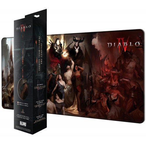 Коврик для мышки Blizzard Diablo IV Inarius and Lilith XL (FBLMPD4INALIL21XL) купить в Украине: Киев, Днепр, Харьков, Одесса  | Низкая цена, отзывы, характеристики от TELEMART фото