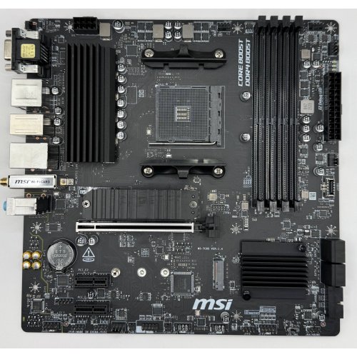 Материнская плата MSI B550M PRO-VDH WIFI (sAM4, AMD B550) (Восстановлено продавцом, 868001) купить в Украине: Киев, Днепр, Харьков, Одесса  | Проверка совместимости, низкая цена, отзывы, характеристики от TELEMART фото