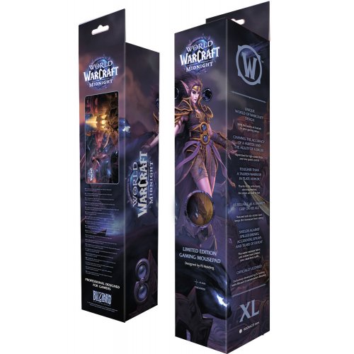 Килимок для миші Blizzard World of WarCraft Midnight Xalatath Key Art XL (FBLMPWOWMNXKA25XL) купити в Україні: Київ, Львів, Хмельницький, Тернопіль, Івано-Франківськ | Низька ціна, відгуки, характеристики від TELEMART фото