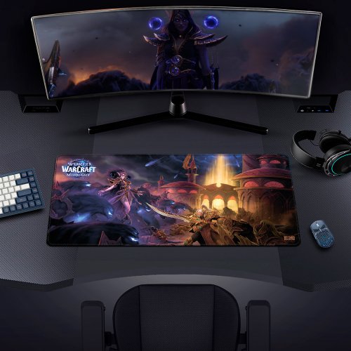 Килимок для миші Blizzard World of WarCraft Midnight Xalatath Key Art XL (FBLMPWOWMNXKA25XL) купити в Україні: Київ, Львів, Хмельницький, Тернопіль, Івано-Франківськ | Низька ціна, відгуки, характеристики від TELEMART фото
