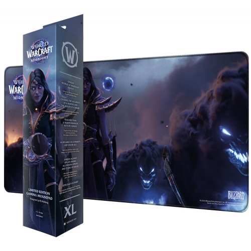 Килимок для миші Blizzard World of WarCraft Midnight Xalatath XL (FBLMPWOWMNXTH25XL) купити в Україні: Київ, Львів, Хмельницький, Тернопіль, Івано-Франківськ | Низька ціна, відгуки, характеристики від TELEMART фото