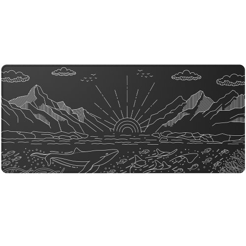 Коврик для мышки Dark Project Terra Nostra XL (DPMP_NOSTRA_BLACK_XL) Black купить в Украине: Киев, Днепр, Харьков, Одесса  | Низкая цена, отзывы, характеристики от TELEMART фото