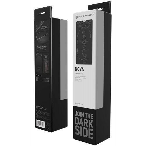 Коврик для мышки Dark Project Terra Nova XL (DPMP_NOVA_BLACK_XL) Black купить в Украине: Киев, Днепр, Харьков, Одесса  | Низкая цена, отзывы, характеристики от TELEMART фото