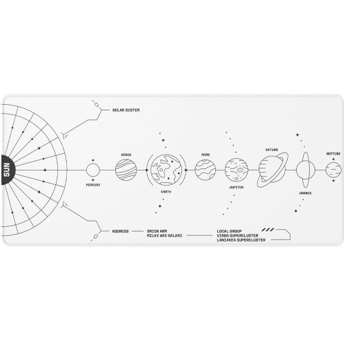 Коврик для мышки Dark Project Terra Nova XL (DPMP_NOVA_WHITE_XL) White купить в Украине: Киев, Днепр, Харьков, Одесса  | Низкая цена, отзывы, характеристики от TELEMART фото