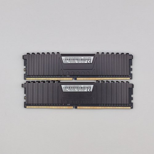 Озп Corsair DDR4 16GB (2x8GB) 3200Mhz Vengeance LPX (CMK16GX4M2B3200C16) Black (Відновлено продавцем, 868032) купити в Україні: Київ, Львів, Хмельницький, Тернопіль, Івано-Франківськ | Перевірка сумісності, низька ціна, відгуки, характеристики від TELEMART фото