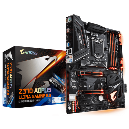 Материнская плата Gigabyte Z370 AORUS ULTRA GAMING 2.0-OP (s1151-V2, Intel Z370) (Восстановлено продавцом, 868035) купить в Украине: Киев, Днепр, Харьков, Одесса  | Проверка совместимости, низкая цена, отзывы, характеристики от TELEMART фото