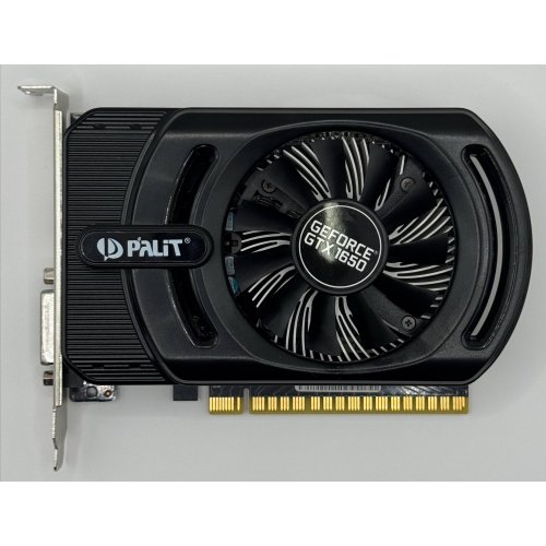 Відеокарта Palit GeForce GTX 1650 StormX 4096MB (NE51650006G1-1170F) (Відновлено продавцем, 868056) купити в Україні: Київ, Львів, Хмельницький, Тернопіль, Івано-Франківськ | Перевірка сумісності, низька ціна, відгуки, характеристики від TELEMART фото