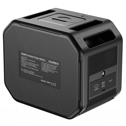 Зарядна станція Choetech BS064 2500W 2160Wh купити в Україні: Київ, Львів, Хмельницький, Тернопіль, Івано-Франківськ | Низька ціна, відгуки, характеристики від TELEMART фото