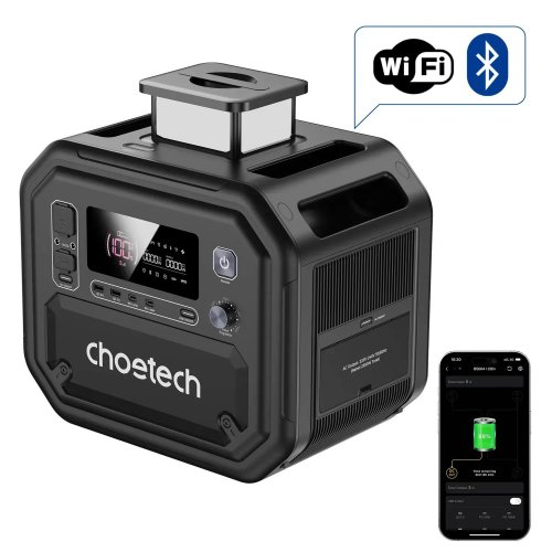 Зарядна станція Choetech BS064 2500W 2160Wh купити в Україні: Київ, Львів, Хмельницький, Тернопіль, Івано-Франківськ | Низька ціна, відгуки, характеристики від TELEMART фото