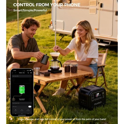 Зарядна станція Choetech BS064 2500W 2160Wh купити в Україні: Київ, Львів, Хмельницький, Тернопіль, Івано-Франківськ | Низька ціна, відгуки, характеристики від TELEMART фото