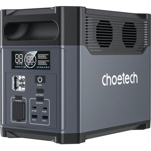 Зарядная станция Choetech BS061-BQB 1200W 1024Wh купить в Украине: Киев, Днепр, Харьков, Одесса  | Низкая цена, отзывы, характеристики от TELEMART фото
