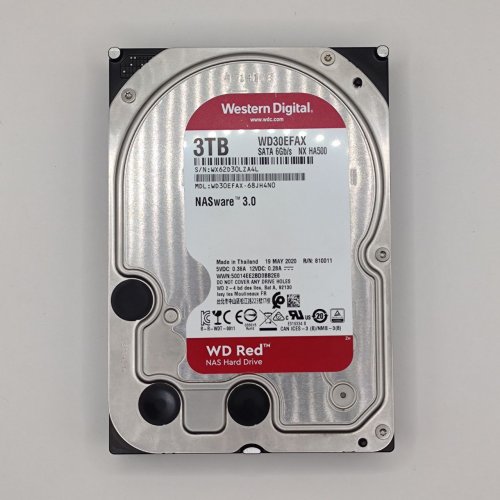 Жорсткий диск Western Digital Red NAS 3TB 256MB 5400RPM 3.5" (WD30EFAX) (Відновлено продавцем, 868065) купити в Україні: Київ, Львів, Хмельницький, Тернопіль, Івано-Франківськ | Перевірка сумісності, низька ціна, відгуки, характеристики від TELEMART фото