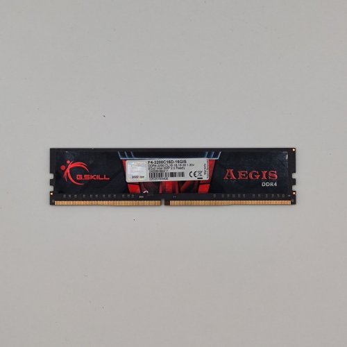 Озп G.Skill DDR4 8GB 3200Mhz Aegis (F4-3200C16S-8GIS) (Відновлено продавцем, 868079) купити в Україні: Київ, Львів, Хмельницький, Тернопіль, Івано-Франківськ | Перевірка сумісності, низька ціна, відгуки, характеристики від TELEMART фото