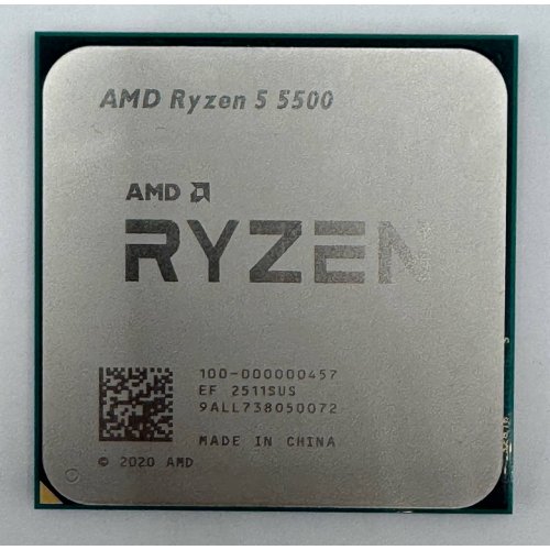 Процессор AMD Ryzen 5 5500 3.6(4.2)GHz 16MB sAM4 Tray (100-000000457) (Восстановлено продавцом, 868211) купить в Украине: Киев, Днепр, Харьков, Одесса  | Проверка совместимости, низкая цена, отзывы, характеристики от TELEMART фото