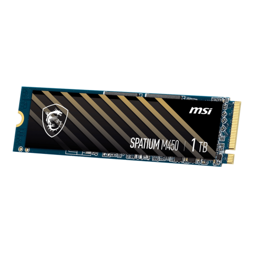 Уценка ssd-диск MSI SPATIUM M450 V1 3D NAND 1TB M.2 (2280 PCI-E) (S78-440L0M0-P83) (Вскрытая упаковка, 868219) купить в Украине: Киев, Днепр, Харьков, Одесса  | Проверка совместимости, низкая цена, отзывы, характеристики от TELEMART фото