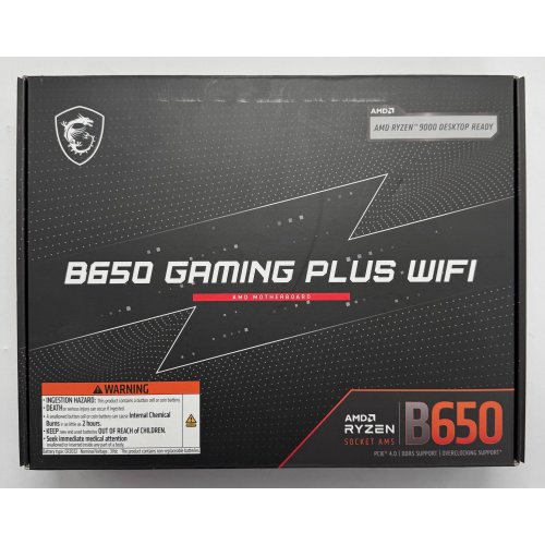 Материнська плата MSI B650 GAMING PLUS WIFI (sAM5, AMD B650) (Відновлено продавцем, 868249) купити в Україні: Київ, Львів, Хмельницький, Тернопіль, Івано-Франківськ | Перевірка сумісності, низька ціна, відгуки, характеристики від TELEMART фото