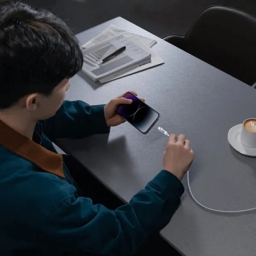 Кабель Baseus Gem Series USB Type-C to Lightning 20W 2m (P10373001311-01) Blue купити в Україні: Київ, Львів, Хмельницький, Тернопіль, Івано-Франківськ | Низька ціна, відгуки, характеристики від TELEMART фото