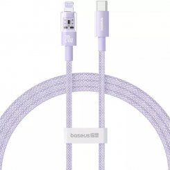 Кабель Baseus Gem Series USB Type-C to Lightning 20W 2m (P10373001511-01) Purple