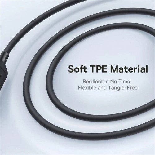 Кабель Baseus Silky 3 in 1 USB Type-C to Lightning/Micro-USB/Type-C 100W 1.5m (P10377706213-00) White купить в Украине: Киев, Днепр, Харьков, Одесса  | Низкая цена, отзывы, характеристики от TELEMART фото