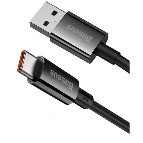 Кабель Baseus Superior Series USB to USB Type-C 100W 1m (P10320102114-00) Black купити в Україні: Київ, Львів, Хмельницький, Тернопіль, Івано-Франківськ | Низька ціна, відгуки, характеристики від TELEMART фото