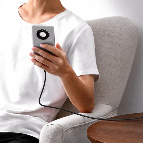 Кабель Baseus Superior Series USB to USB Type-C 100W 2m (P10320102114-02) Black купити в Україні: Київ, Львів, Хмельницький, Тернопіль, Івано-Франківськ | Низька ціна, відгуки, характеристики від TELEMART фото