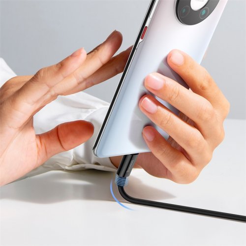 Кабель Baseus Superior Series USB to USB Type-C 100W 2m (P10320102114-02) Black купити в Україні: Київ, Львів, Хмельницький, Тернопіль, Івано-Франківськ | Низька ціна, відгуки, характеристики від TELEMART фото