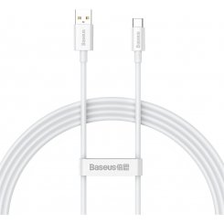 Кабель Baseus Superior Series USB to USB Type-C 100W 2m (P10320102214-03) White