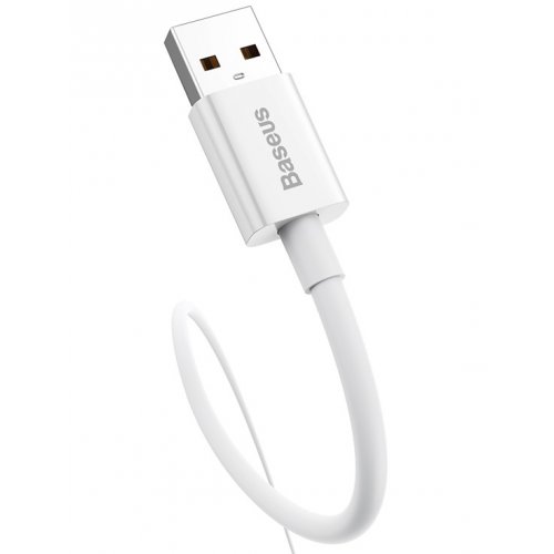Кабель Baseus Superior Series USB to USB Type-C 100W 2m (P10320102214-03) White купити в Україні: Київ, Львів, Хмельницький, Тернопіль, Івано-Франківськ | Низька ціна, відгуки, характеристики від TELEMART фото