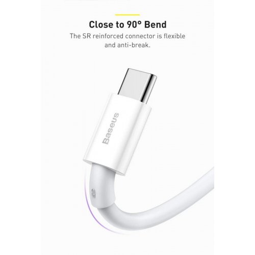 Кабель Baseus Superior Series USB to USB Type-C 66W 1m (CATYS-01) Black купить в Украине: Киев, Днепр, Харьков, Одесса  | Низкая цена, отзывы, характеристики от TELEMART фото