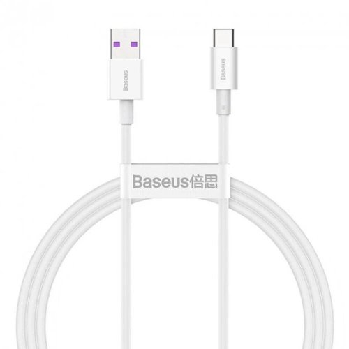 Кабель Baseus Superior Series USB to USB Type-C 66W 2m (CATYS-A02) White купити в Україні: Київ, Львів, Хмельницький, Тернопіль, Івано-Франківськ | Низька ціна, відгуки, характеристики від TELEMART фото